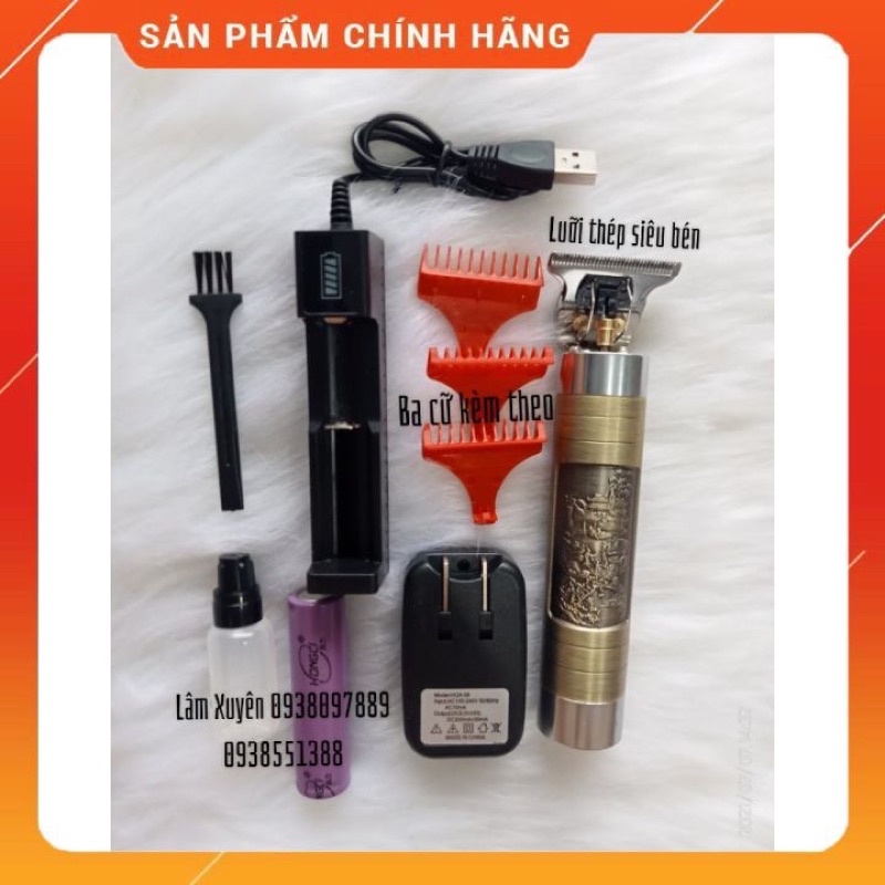 Tông đơ chấn viền phật FREESHIP thiết kế sang chảnh độc đáo, lưỡi thép, chất liệu bền đẹp ,chuyên dụng cho salon .