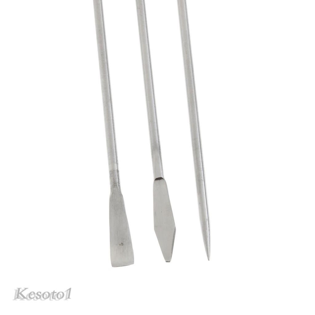Set 3 muỗng inox 22cm thích hợp sử dụng trong phòng thí nghiệm