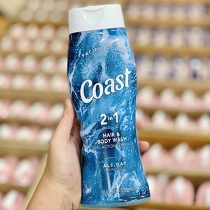 Sữa Tắm Gội Coast Mỹ Hair & Body Wash