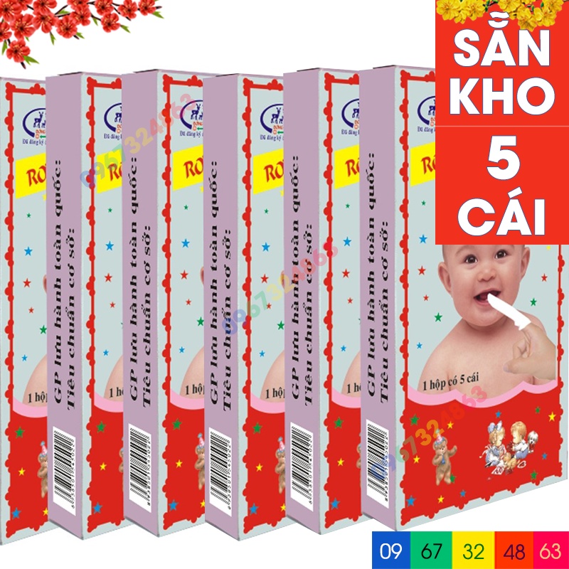 Rơ Lưỡi Đông Fa 5 Cái Cho Bé