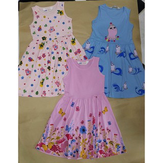 Váy cotton HM cho bé từ 1-10 tuổi