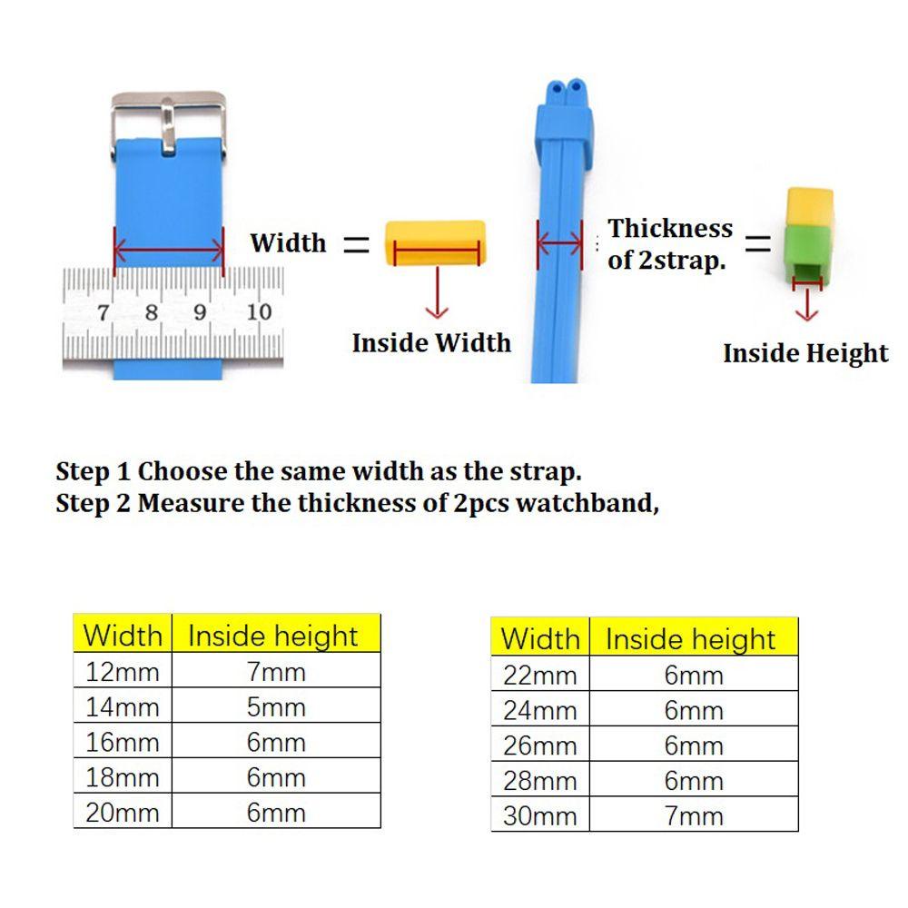 Vòng Khóa Dây Đồng Hồ Thông Minh Bằng Silicone