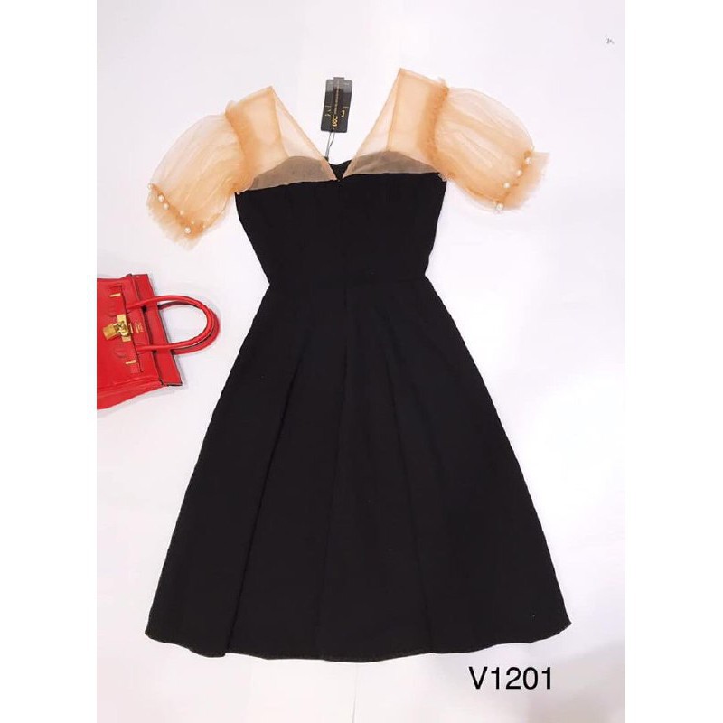 [ xả kho ] MiD Đầm tiểu thư sang Mie Design cánh xòe V1201 Mie Design kèm ảnh thật