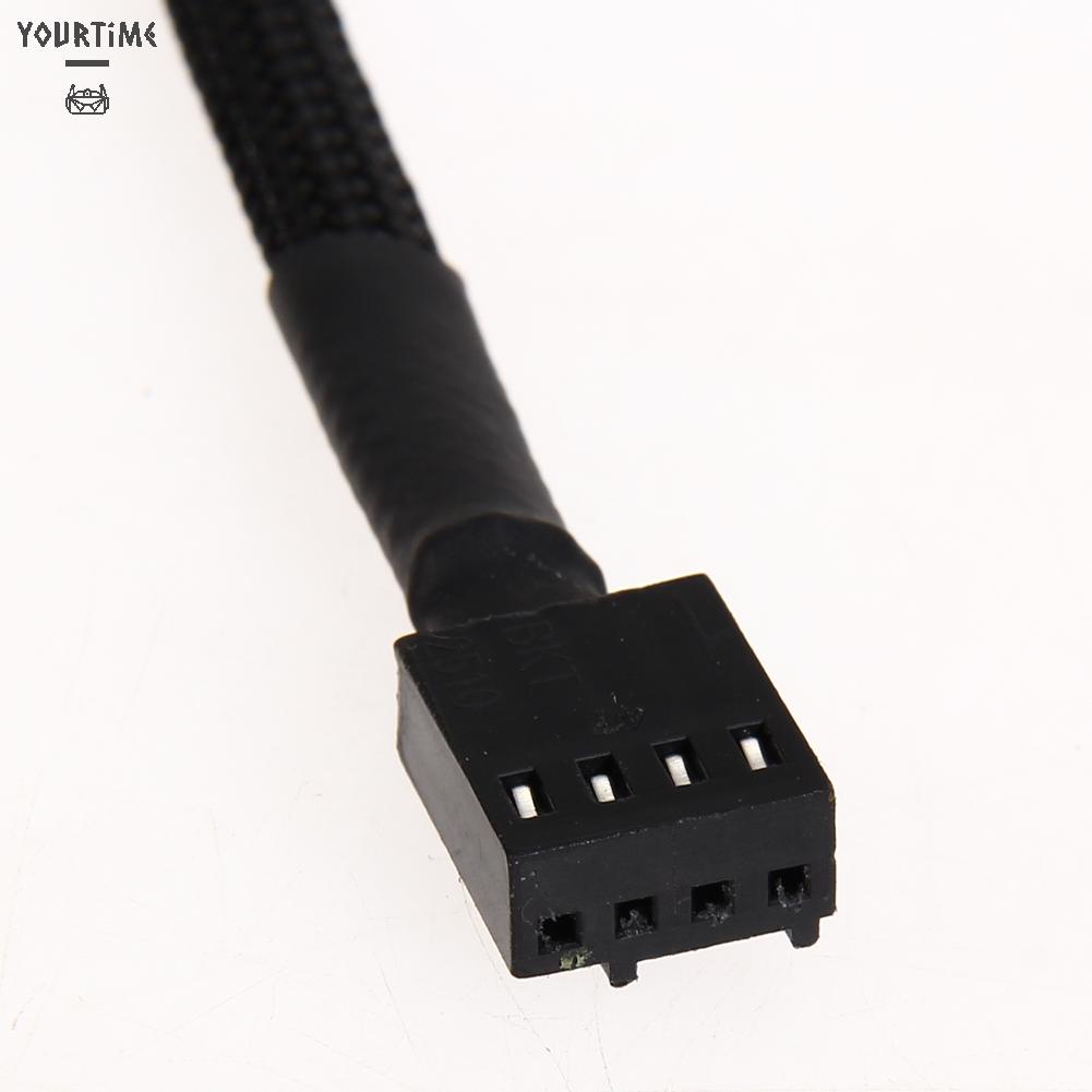 Set 5 dây cáp nối dài quạt tản nhiệt máy tính 4 Pin PWM 12in