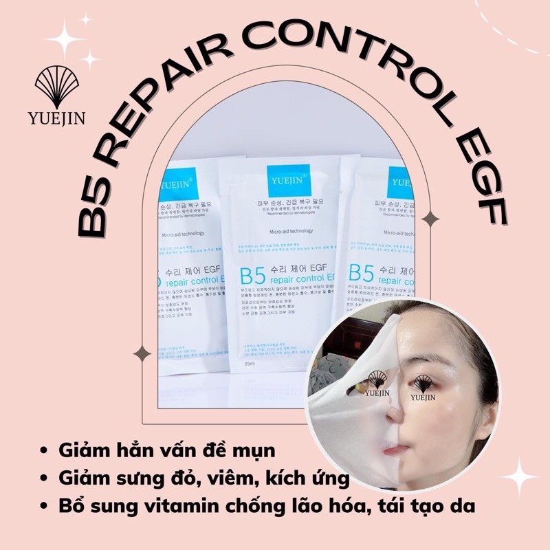 Mặt nạ Yuejin B5 Repair Control EGF Cấp ẩm phục hồi da