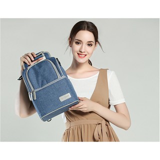 Túi giữ nhiệt hai ngăn vcoool tặng kèm 2 túi đá gel Acool