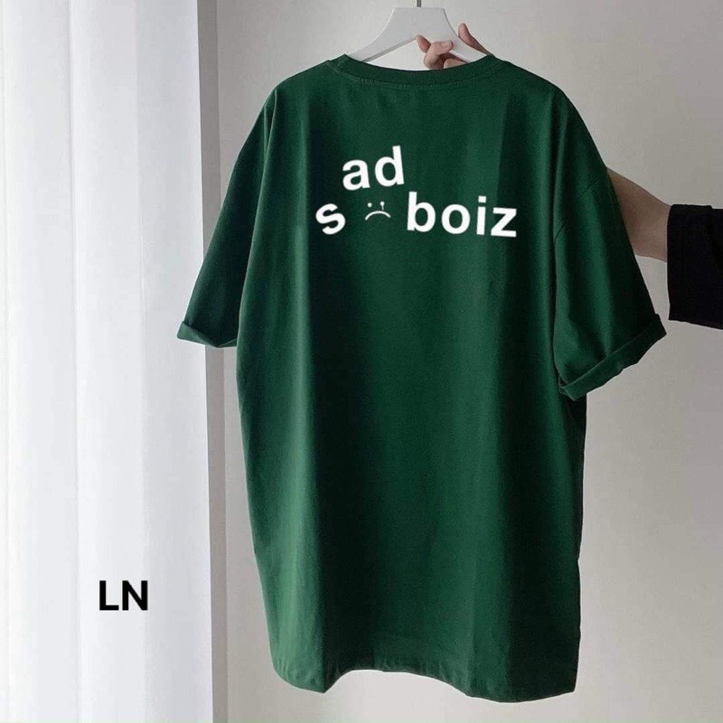 Sadboiz ,Áo thun nam nữ unisex dưới 70kg minhquanng2017_Áo thun sadboiz màu xanh hot trend