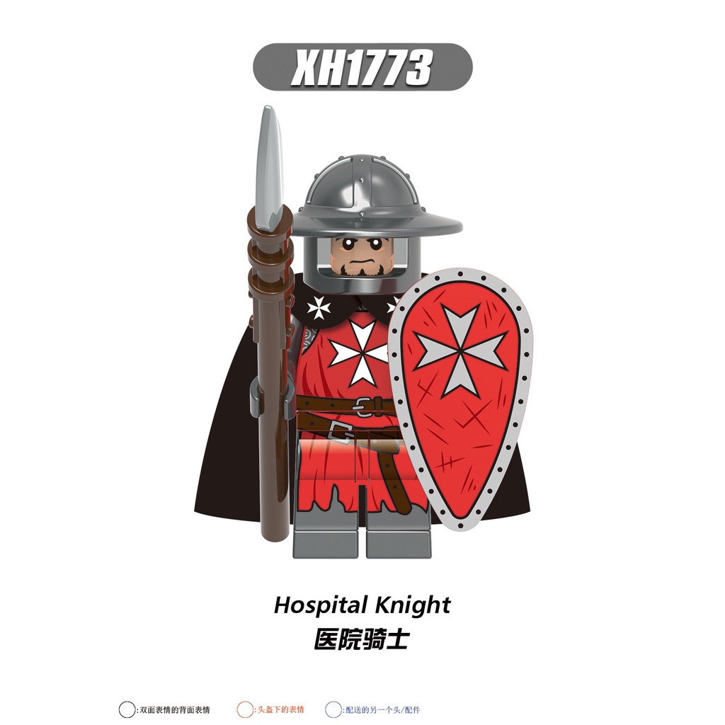 Minifigures Các Mẫu Nhân Vật Lính Trung Cổ Lính Roman Chiến Binh La Mã Cổ Đại Sparta Hiệp Sĩ Lính Thập Tự Chinh X0320