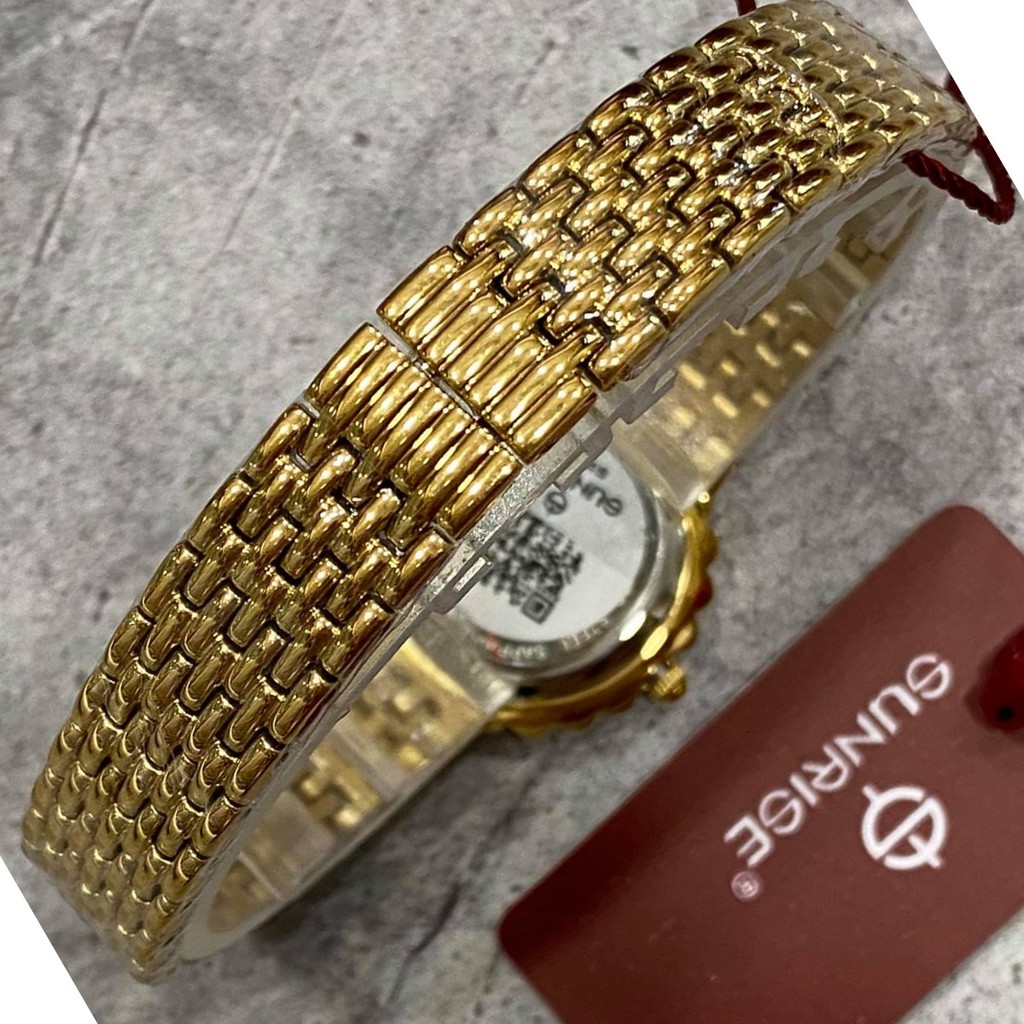 Đồng hồ Sunrise nữ chính hãng Nhật Bản L9808AA.G.V - kính saphire chống trầy - viềng