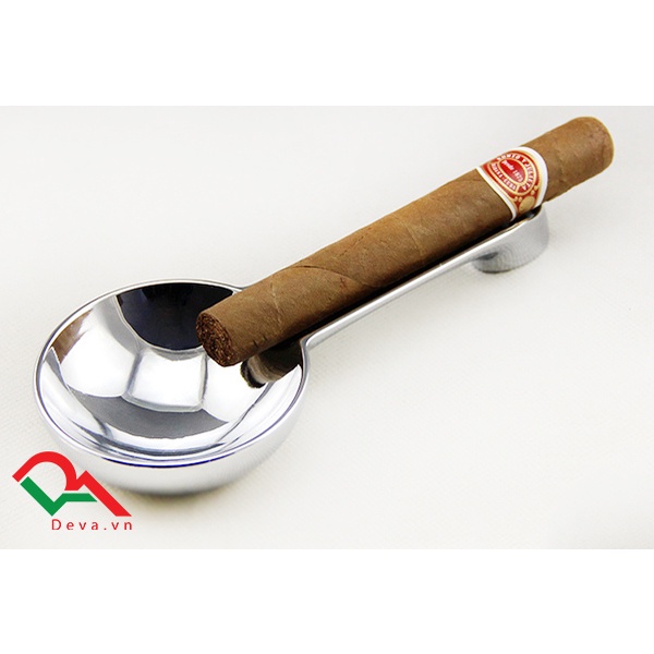 { HÀNG CHÍNH HÃNG } Gạt Tàn kim loại Cohiba G116 Cao Cấp Họa Tiết Hoa Văn Sang Trọng