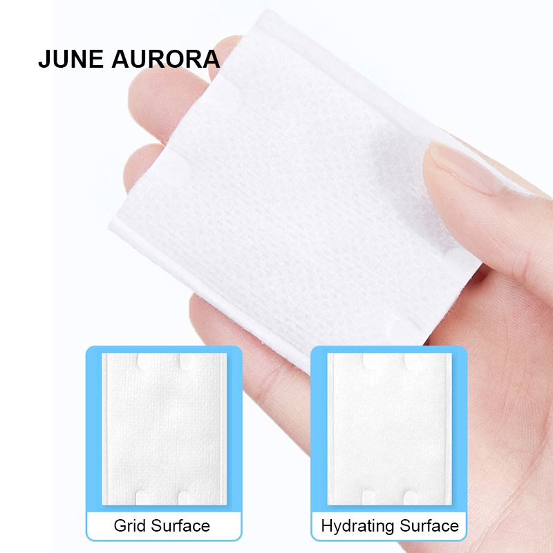[Hàng mới về] Set 50 miếng bông cotton hai mặt dùng cho tẩy trang tiện lợi chất lượng cao