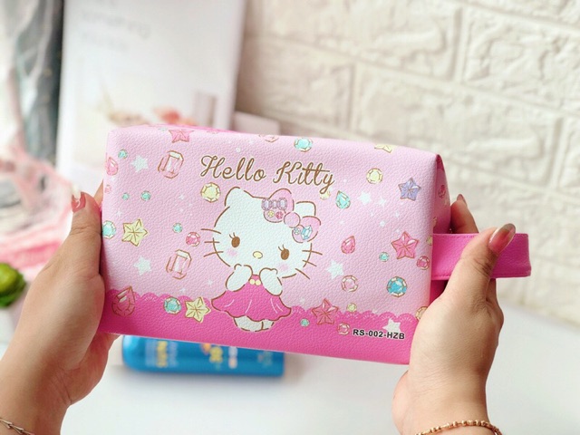 Túi đựng mỹ phẩm Hello Kitty - Doremon Doraemon