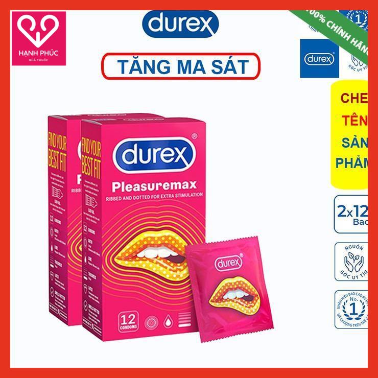 Bao Cao Su Durex Pleasuremax [CHE TÊN], Bao cao su durex gai, Tăng khoái cảm, Kéo dài thời gian