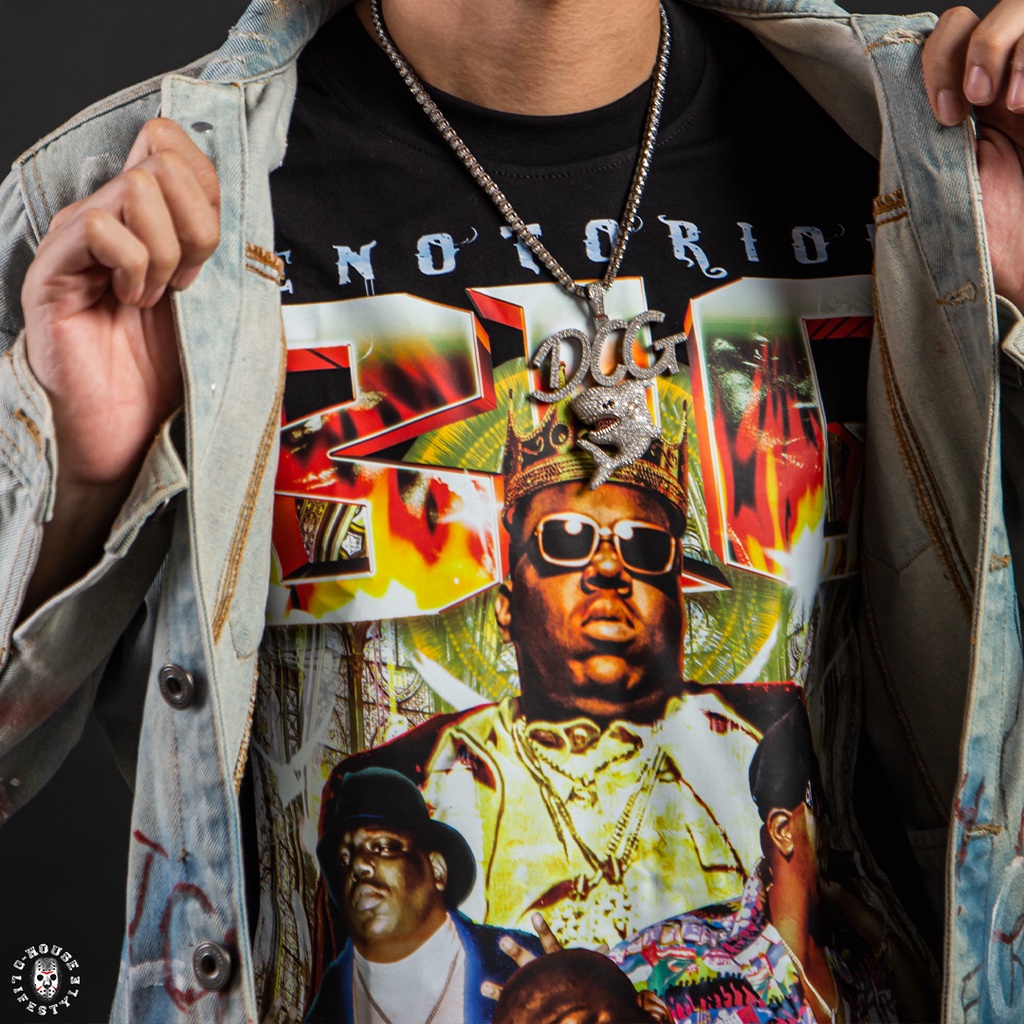 Áo Thun Rapper Biggie The Notorious BIG Oversize Phong Cách Hip-hop Unisex G-House Lifestyle