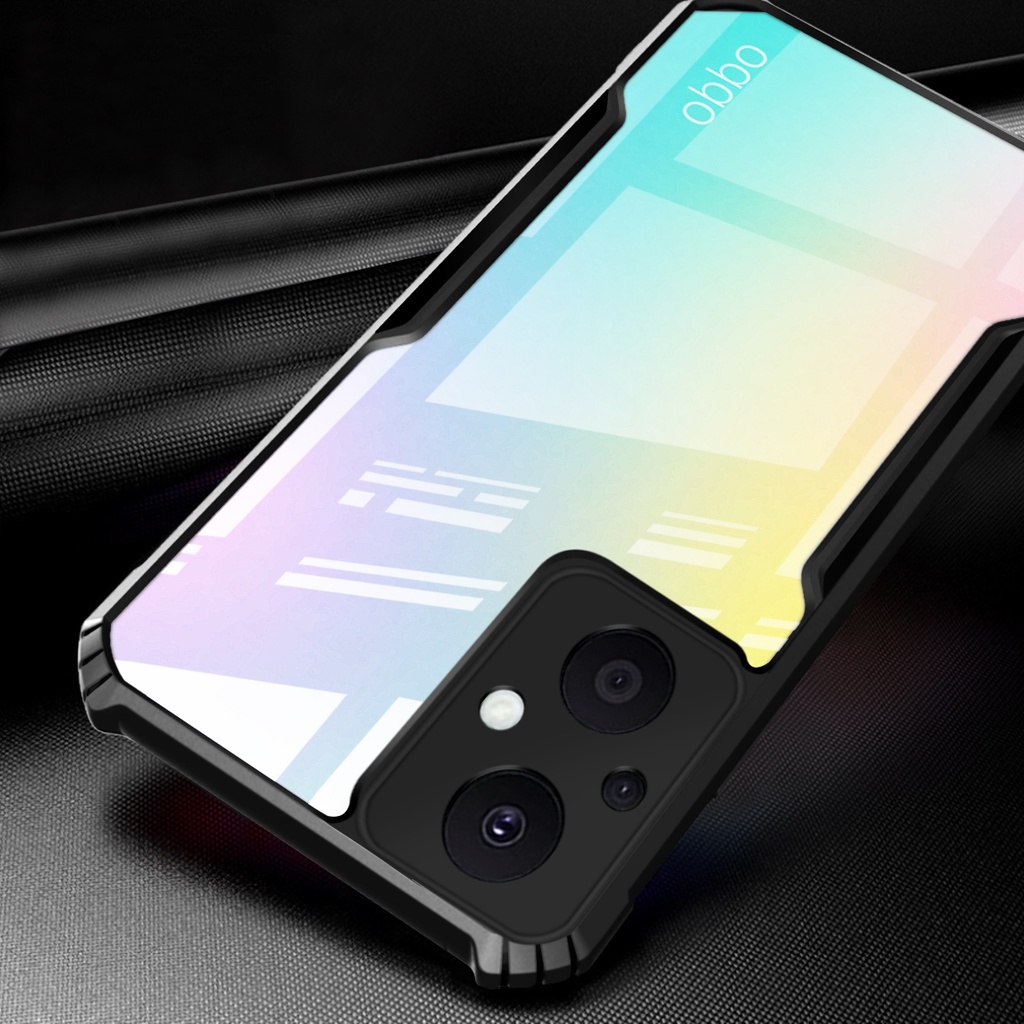 Ốp Điện Thoại PC + TPU Trong Suốt Cho OPPO Reno 8Z reno8Z 5G