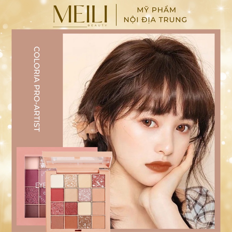 Bảng Phấn Mắt Trang Điểm Colorina Pro-Artist 16 Ô Màu Sắc Long Lanh Quyến Rũ Chính Hãng Nội Địa Trung - Meili Beauty