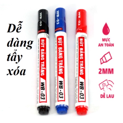 10 Bút viết bảng trắng Thiên Long WB03