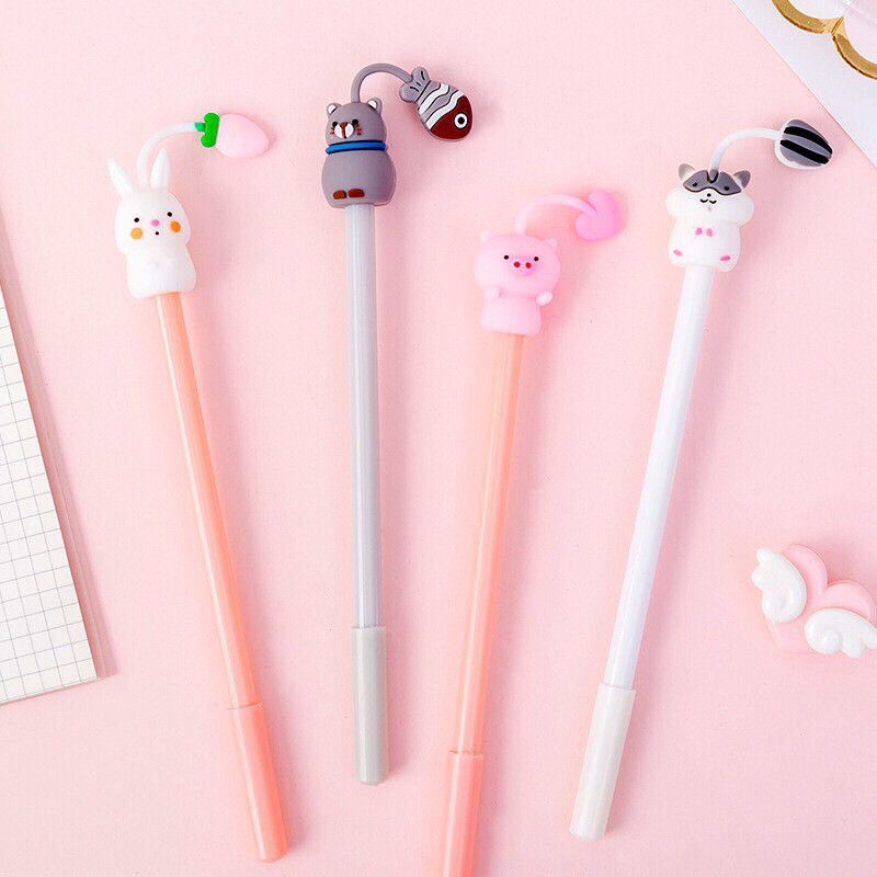 Bút thú cưng mọc đồ trên đầu siêu cute