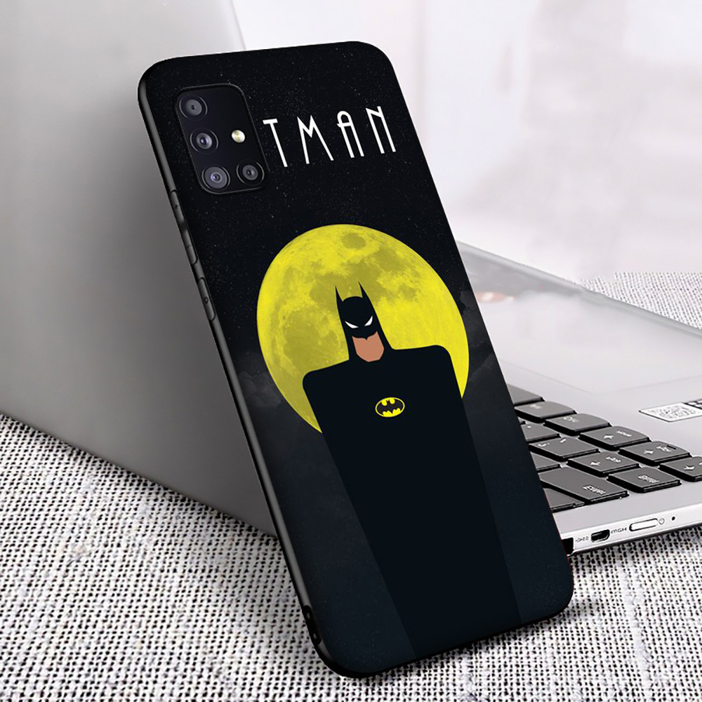 Ốp Điện Thoại Silicon Mềm Hình Logo Batman Uj21 Cho Samsung Note 10 S7 Edge S10 A10s A20s A30s A40s A50s A70s Lite