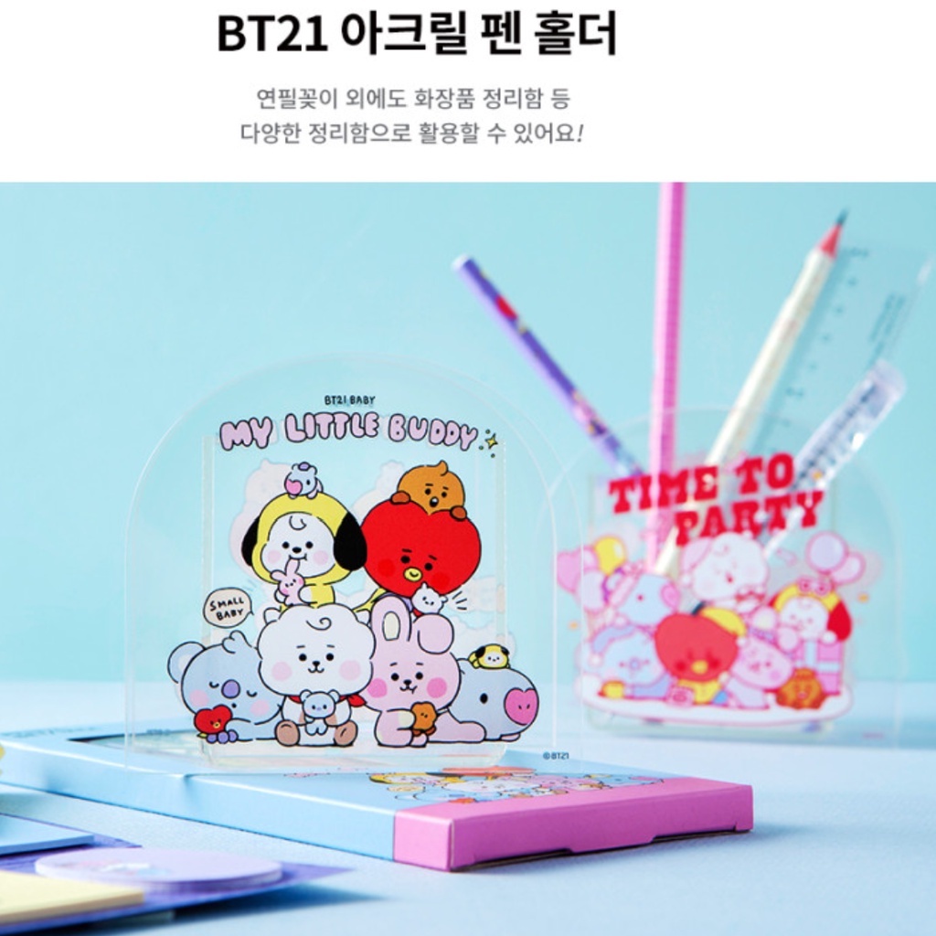 Khay cắm bút BT21 phiên bản My little buddy Pen Holder Beens Company