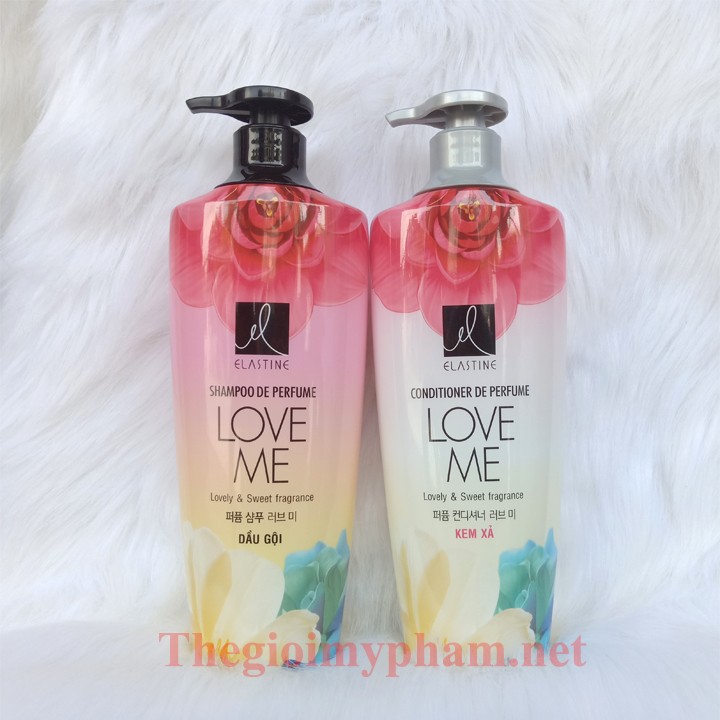 Dầu Gội Hoặc Dầu Xả Elastine Love Me 600ml