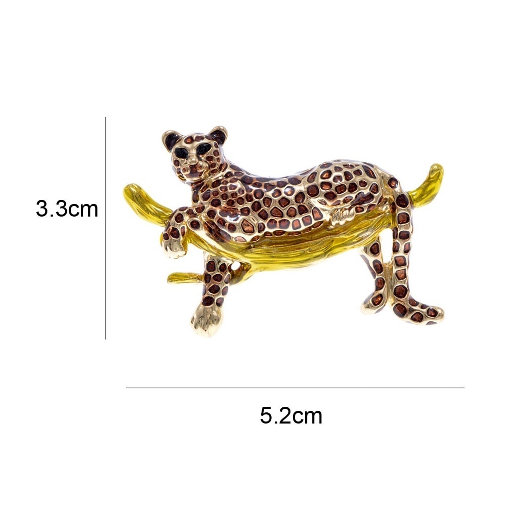 Ghim cài áo hình con báo thời trang cho nữ