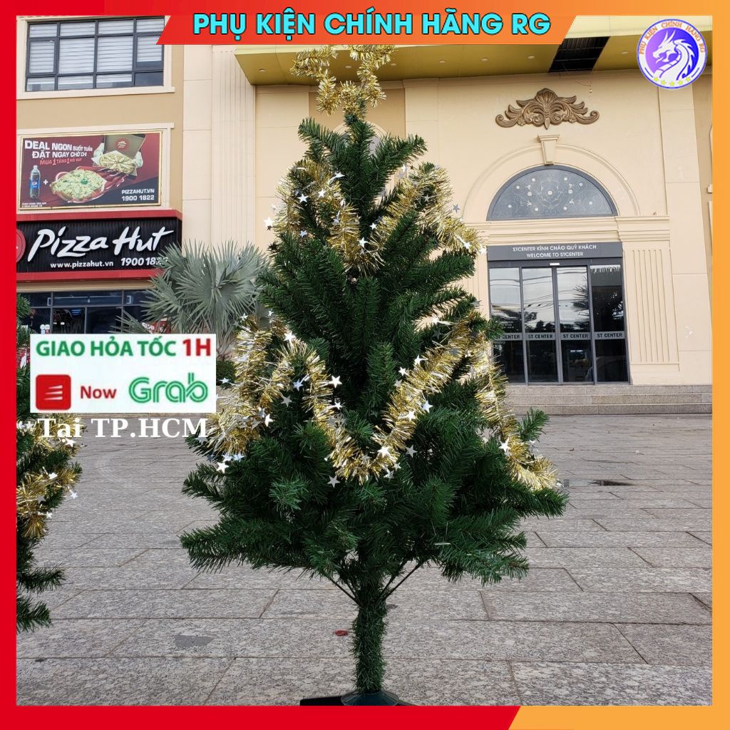 Cây thông noel 1m8 1m2 1m5  trang trí giáng sinh tặng phụ kiện đẹp lung linh