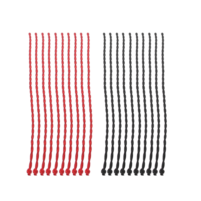 Set 10 vòng đeo tay chỉ đỏ/ chỉ đen bện kiểu phong thủy xinh xắn