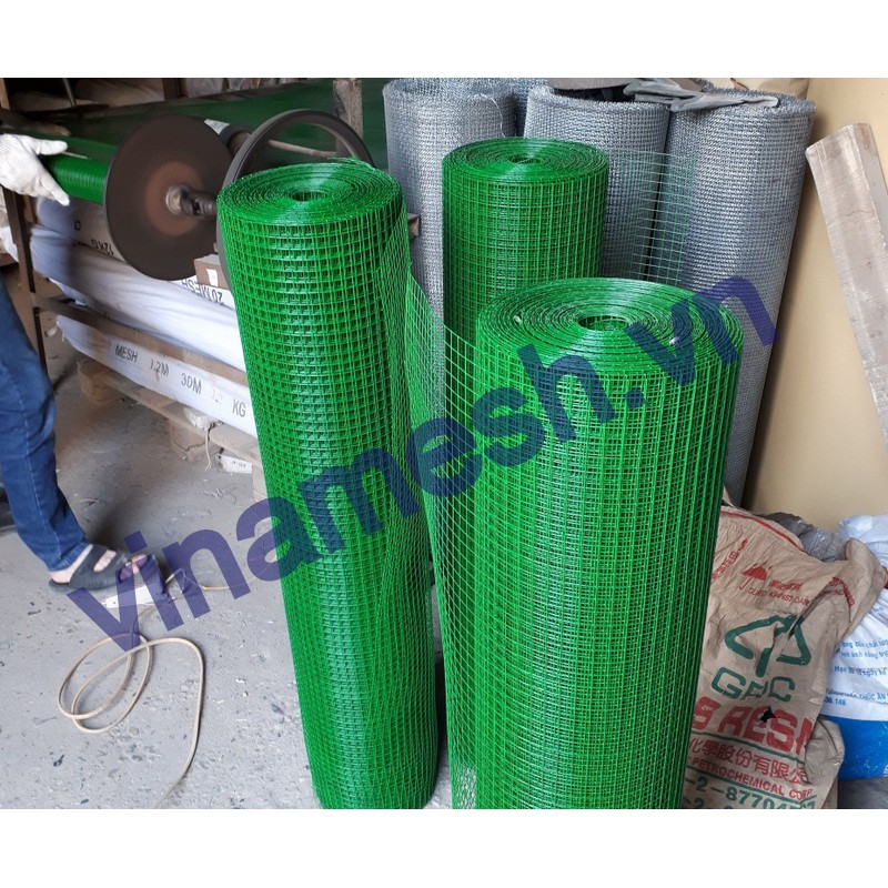 Lưới sắt bọc nhựa màu xanh mắt bé-Lưới sàng cát, Lưới chống chuột và côn trùng-Giadung24h