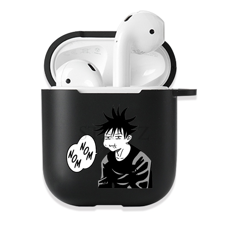 Jujutsu kaisen Vỏ Bảo Vệ Hộp Sạc Tai Nghe bluetooth airpods pro 3 1 2 Bằng Silicon Họa Tiết Hoạt Hình Suuji megumi nobara Dễ Thương