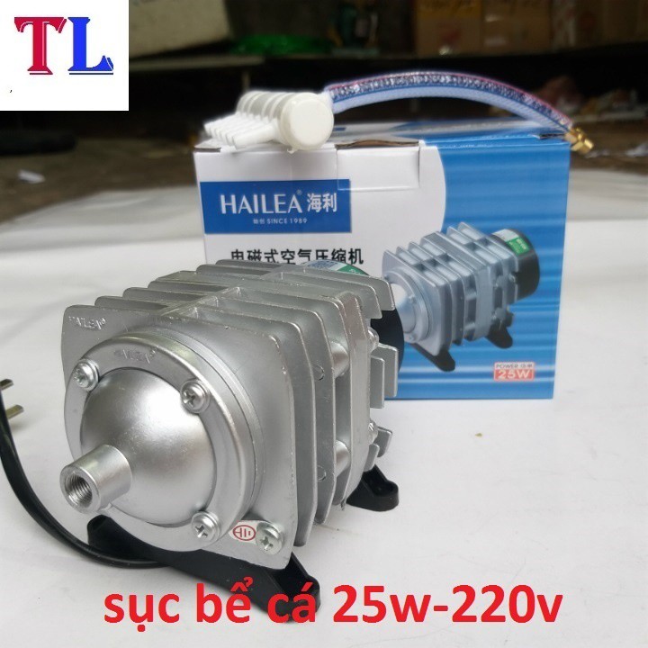 máy sục oxi bể cá 25w-220v - máy bơm tao oxi bể cá cảnh