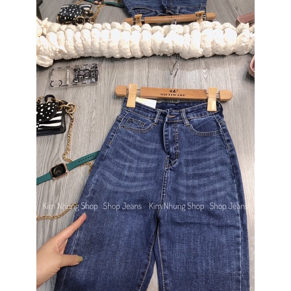 Quần jeans ôm cạp siêu cao basic