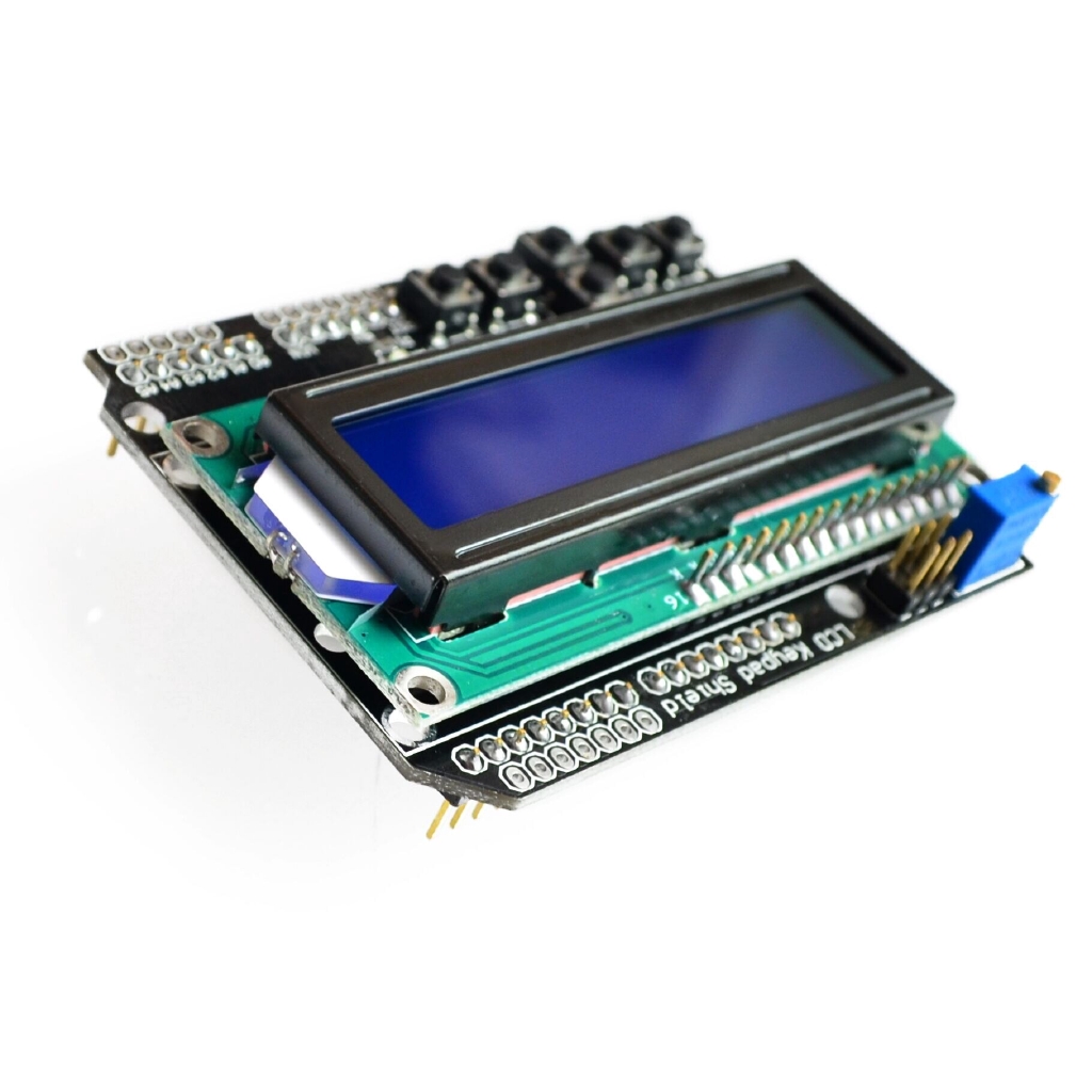 LCD Keypad Shield LCD1602 LCD 1602 Module Display ATMEGA328 ATMEGA2560 raspberry pi UNO blue screen