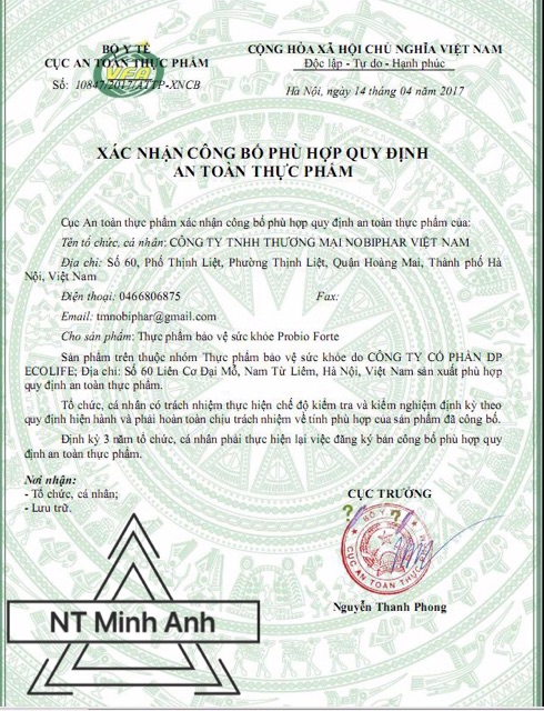 MEN TIÊU HOÁ PROBIO FORTE