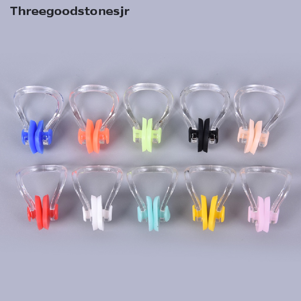 Set 10 Kẹp Mũi Bằng Silicon Mềm Thoải Mái Khi Đi Bơi / Lướt Sóng JR