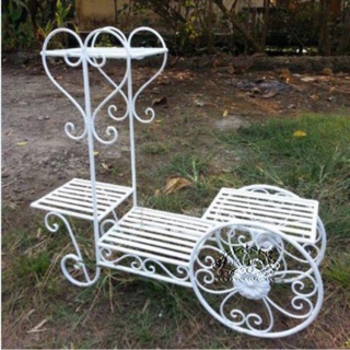 Kệ để hoa 4 tầng bánh xe