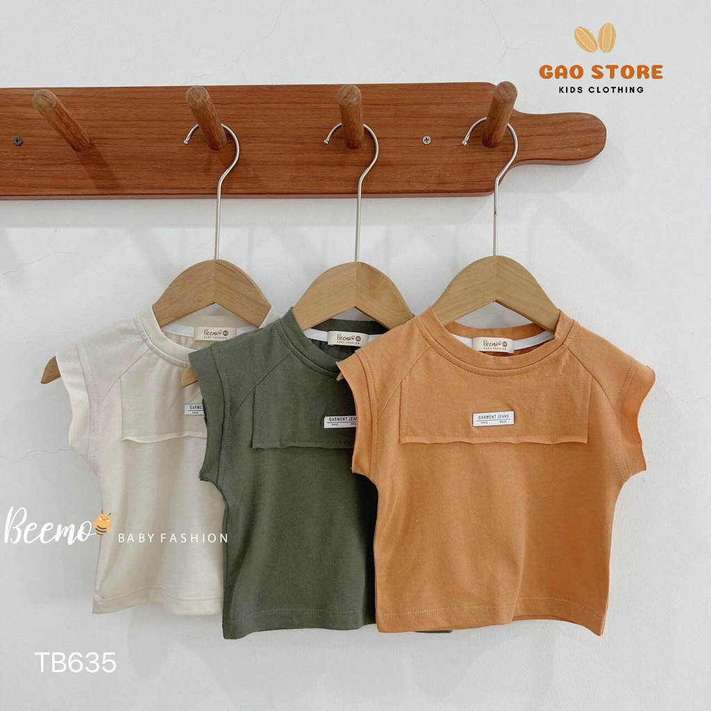 Áo thun ba lỗ sát nách cho bé trai, áo ba lỗ cho bé trai