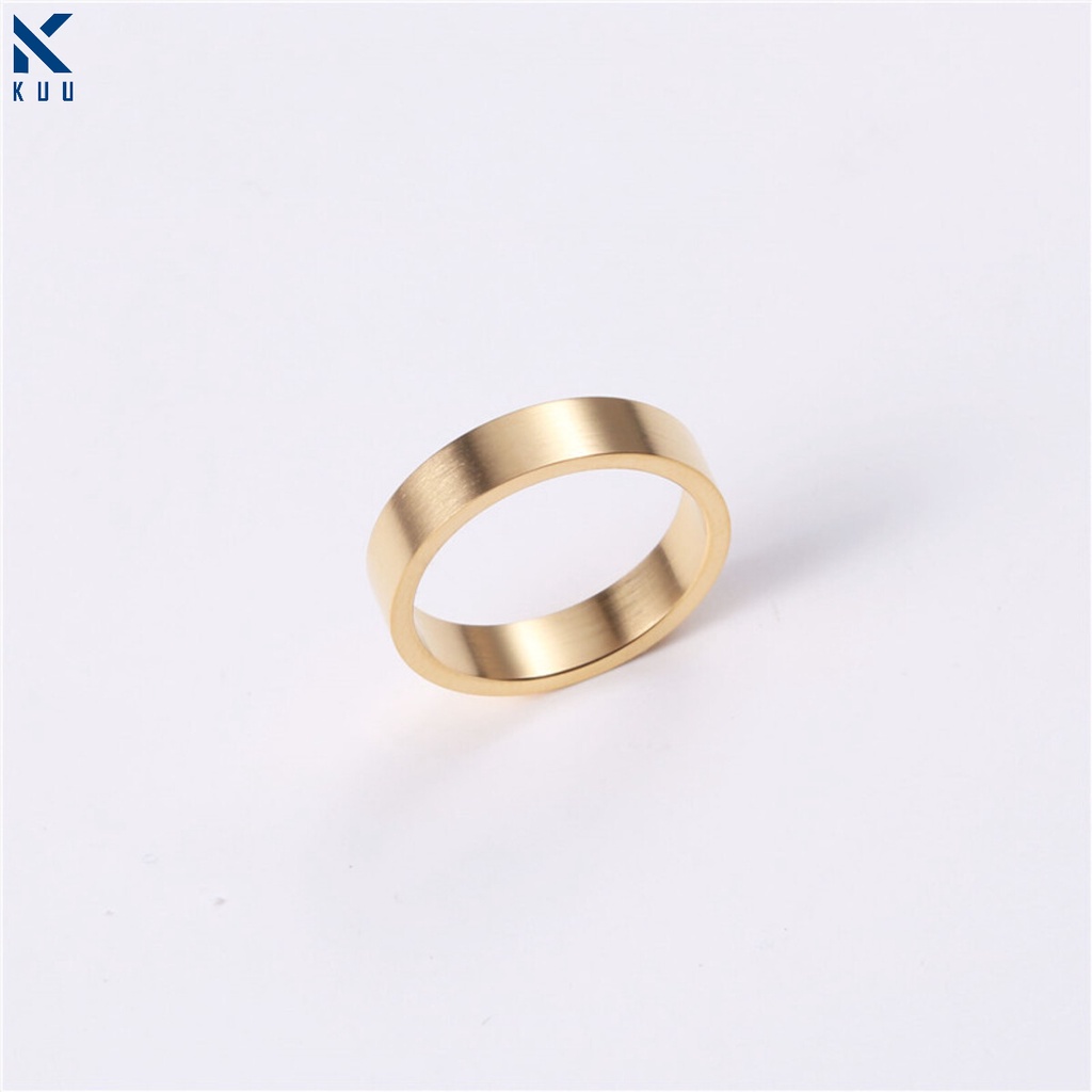 Nhẫn Nam Bạc Đẹp Cá Tính Unisex HipHop Basic Ngầu Trơn Nam Sigol Ring Lucifer Store Nhẫn Titan Không Gỉ - Sigol Ring