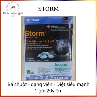 Kẹo diệt chuột storm gói 20 viên .