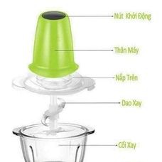 Máy xay thịt Magic Bullet cối thủy tinh, máy xay thịt cá đa năng gia đình, máy xay sinh tố rau củ quả