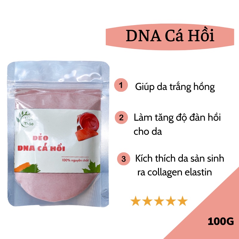 Bột mặt nạ dẻo DNA Cá Hồi handmade