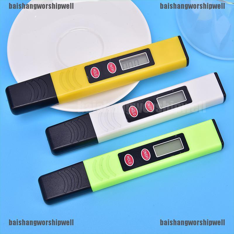 [baishangworshipwell]PH Meter TDS EC Water Filter Hydroponic Pool Tester Pen Tester Strip LCD Digital