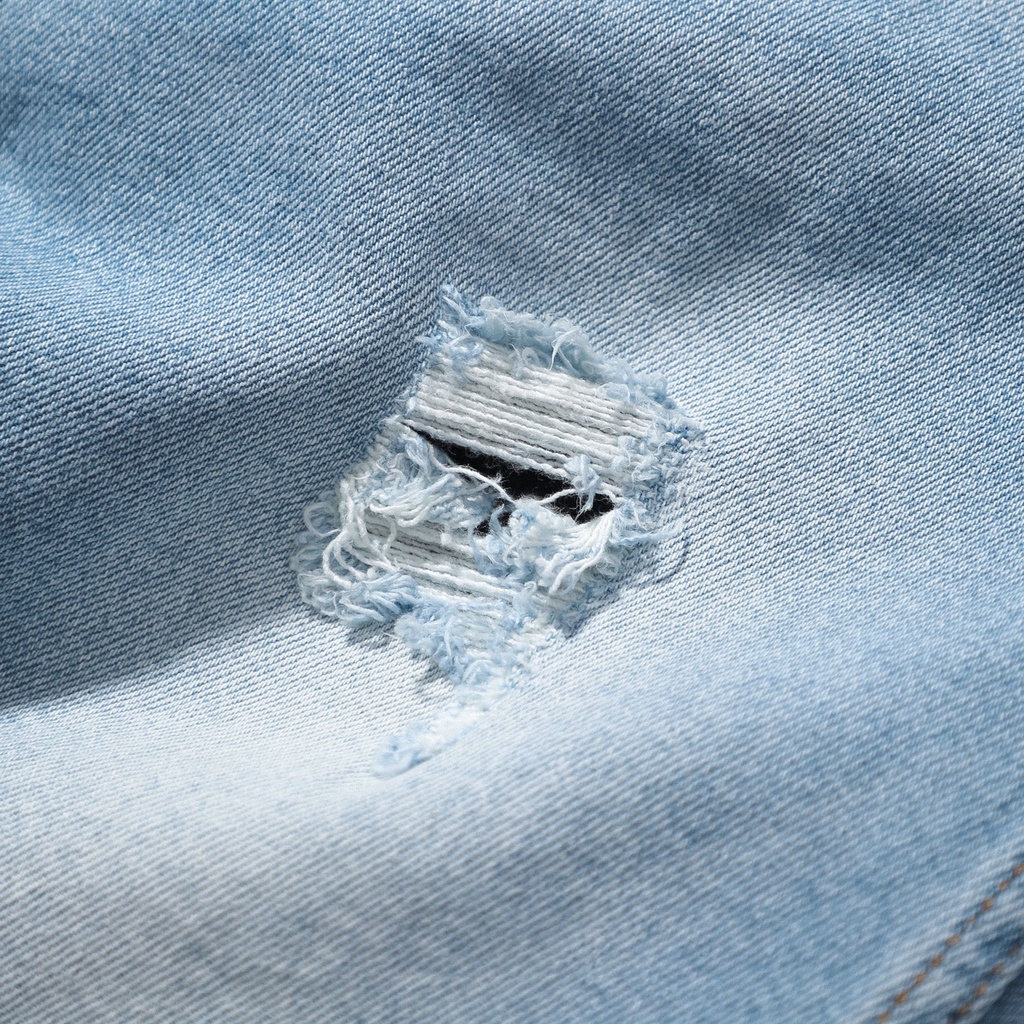 Quần short jean nam DEFOXX,chất liệu vải jean co dãn ,form ngang gối,HÀNG VNXK