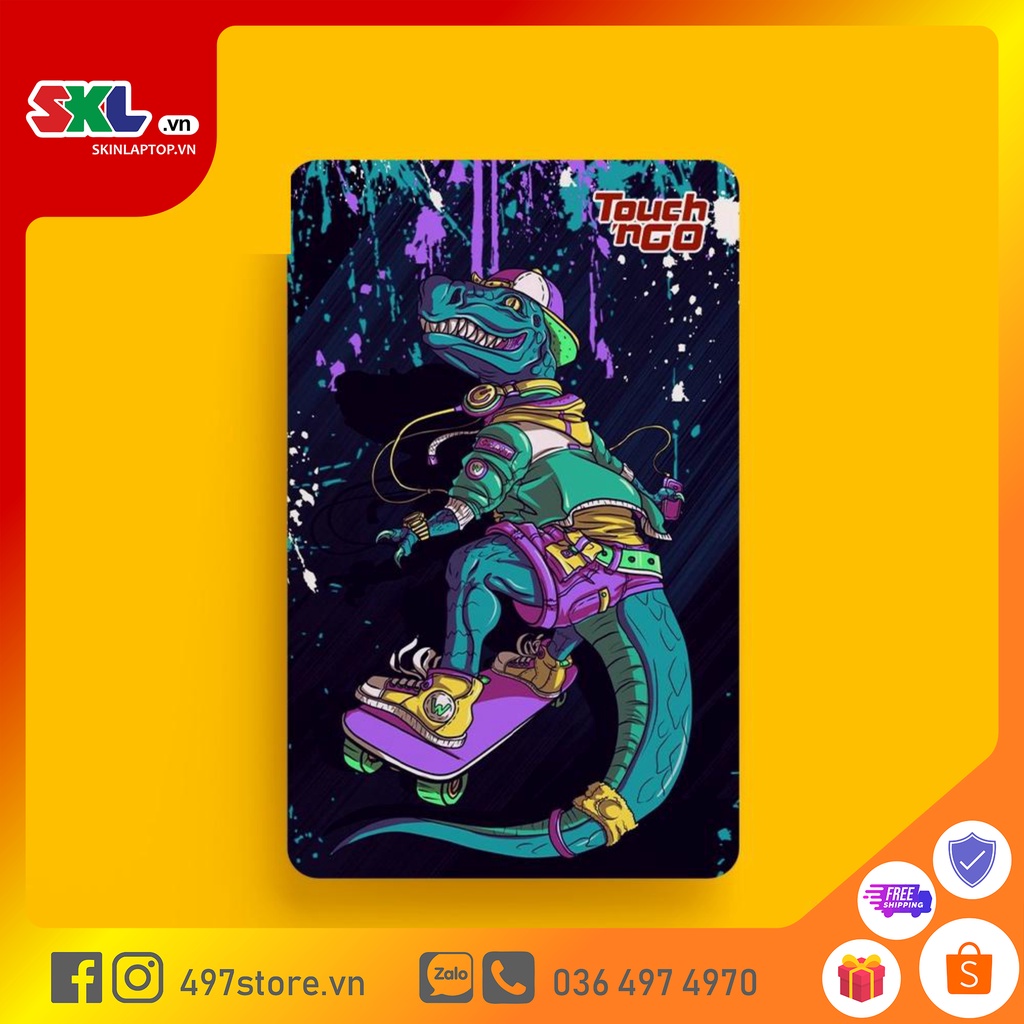 Skin Card Pop Art  - Miếng Dán ATM, Thẻ Xe, Thẻ Từ, Thẻ Chung Cư - Chất Liệu Chống Xước - Chống Nước