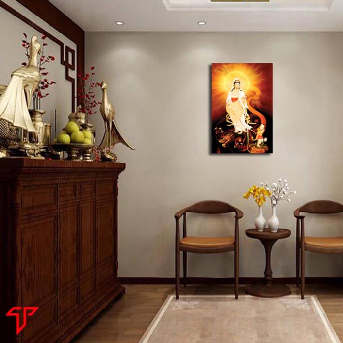 Tranh phật quan thế âm, tranh Phật treo tường, Quan Thế Âm Bồ Tát