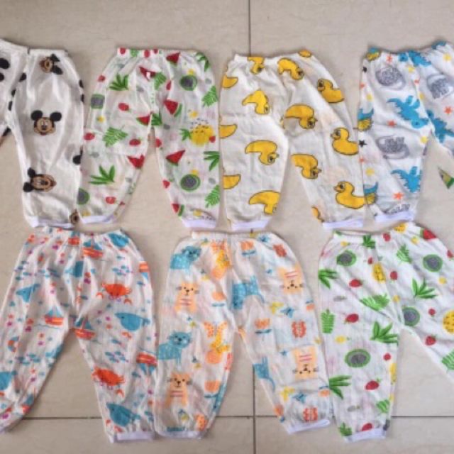 Combo 100 bộ cotton giấy cho bé