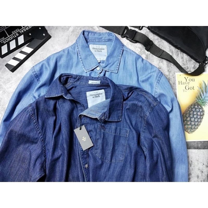 Áo Sơmi Jean Dài Tay cao cấp | BigBuy360 - bigbuy360.vn