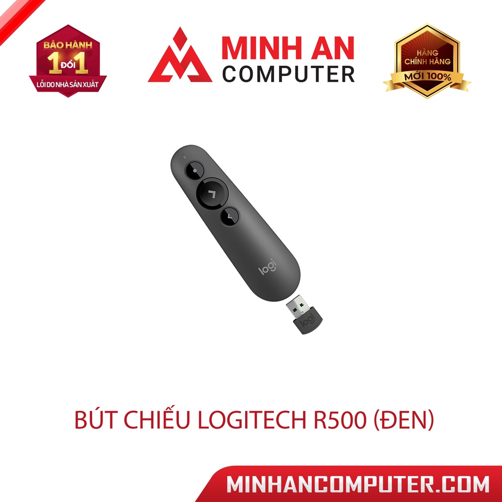 Bút trình chiếu Logitech R500 bluetooth công nghệ tiết kiệm