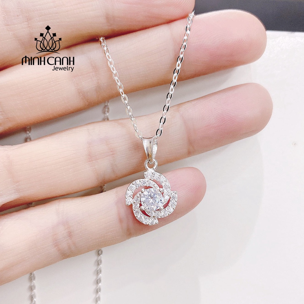 Dây Chuyền Bạc Nữ Xoắn Ốc Minh Canh Jewelry