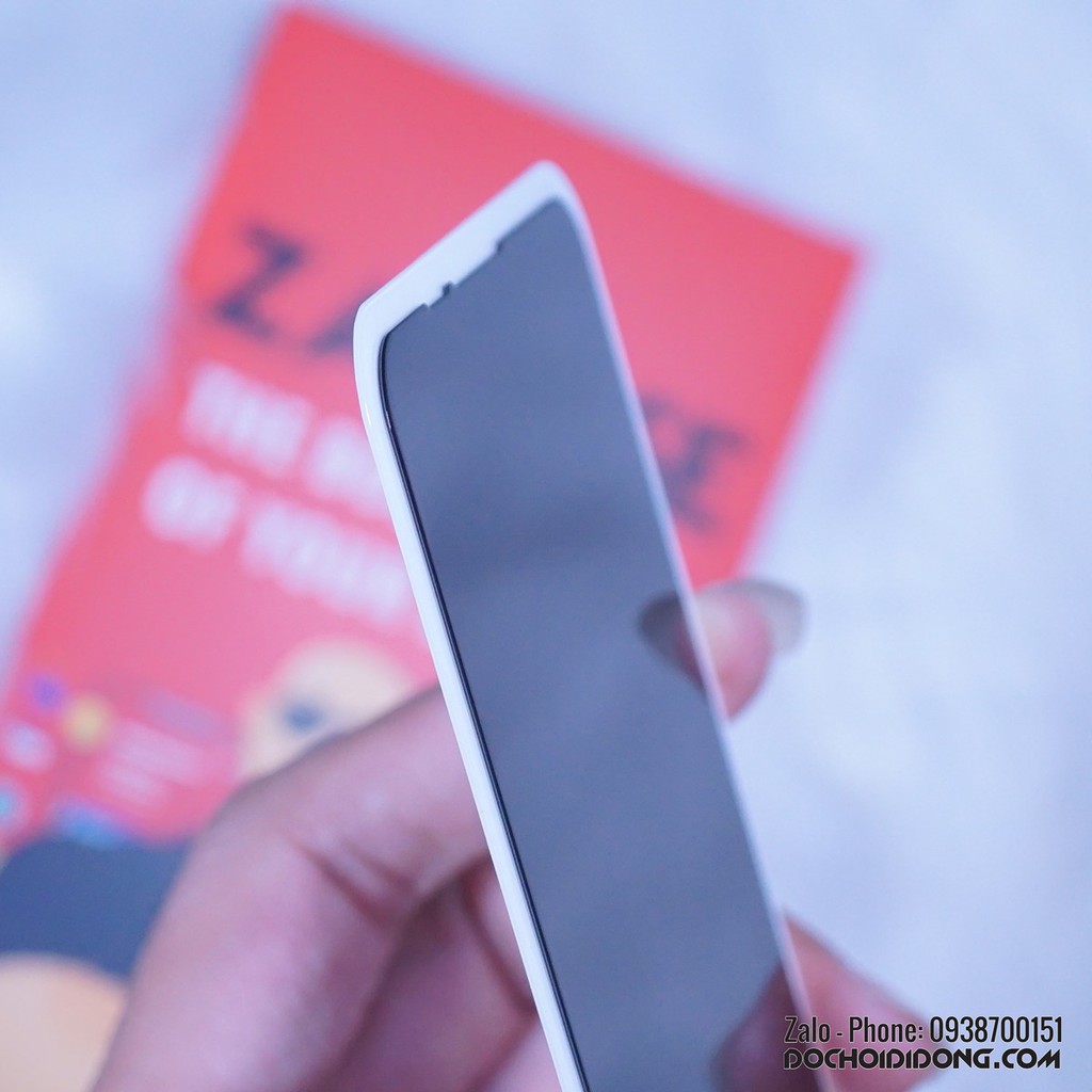 Dán cường lực chống nhìn trộm Oppo F11 Pro Zacase Anti Spy full màn hình